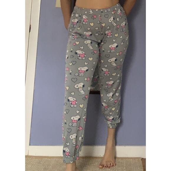 Peanut Pjamas Pants Snoopy Comfort Cutesy Relaxing M - Picture 1 of 3